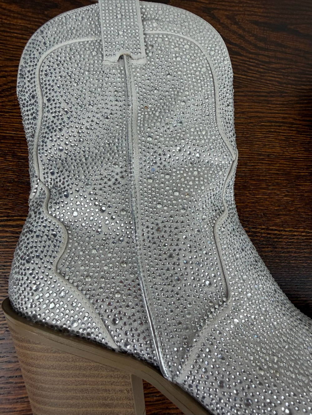 Universal Thread Jacey Rhinestone Western Ankle Boots - Picture 9 of 17